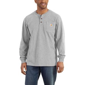 Carhartt Pocket Henley Loose Fit T-shirt Met Lange Mouwen