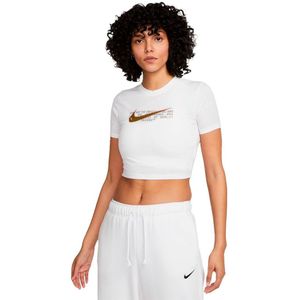 Nike Sportswear Slim Crop Swoosh T-shirt Met Korte Mouwen