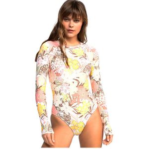 Roxy Playa Paradise Onesie Back Rashguard Met Lange Mouwen