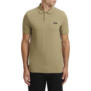 Calvin Klein Stretch Pique Slim Button Korte Mouw Poloshirt