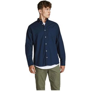 Jack & Jones Oxford Overhemd Met Lange Mouwen