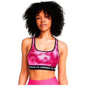 Under Armour Crossback Print Sportbeha Met Medium Ondersteuning