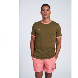 Umbro Ringer T-shirt Met Korte Mouwen