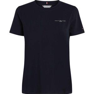 Tommy Hilfiger 1985 Reg Mini Corp Logo T-shirt Met Korte Mouwen