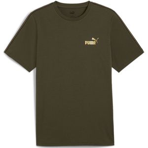 Puma Ess Tape Minimal Gold T-shirt Met Korte Mouwen