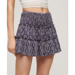 Superdry Tiered Korte Rok