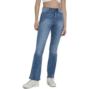 Noisy May Sallie Flare Hoogzittende Jeans Gerenoveerd