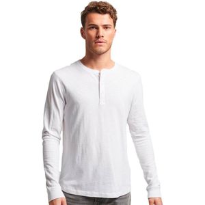 Superdry Henley T-shirt Met Lange Mouwen