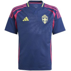 Adidas Sweden 23/24 Junior Uitwedstrijd T-shirt Met Korte Mouwen