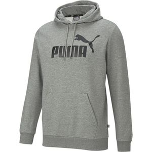 Trui Puma Men Essentials Big Logo Hoodie Gray