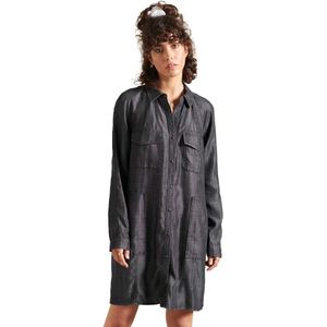 Superdry Tencel Oversized Korte Jurk