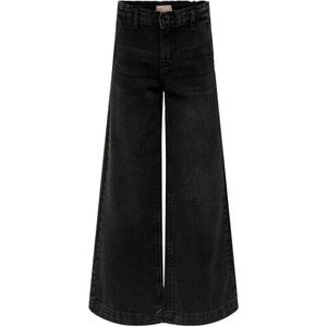 KIDS ONLY GIRL Wide Leg Jeans KOGCOMET Zwart