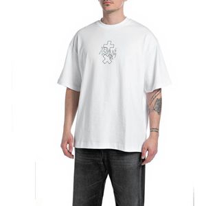 Replay Mmg350.000.23454 T-shirt Met Korte Mouwen