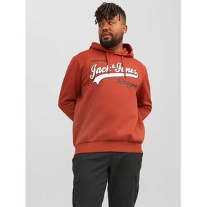 JACK & JONES PLUS SIZE Hoodie JJEREID Plus Size Rood