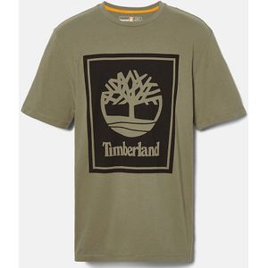 Timberland Stack Logo T-shirt Met Korte Mouwen