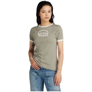 G-star Army Ringer T-shirt Met Korte Mouwen