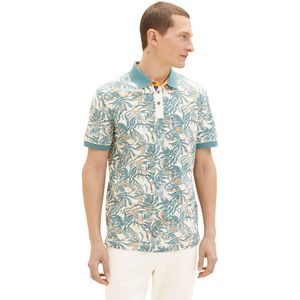 Tom Tailor Allover Printed 1037131 Korte Mouw Poloshirt