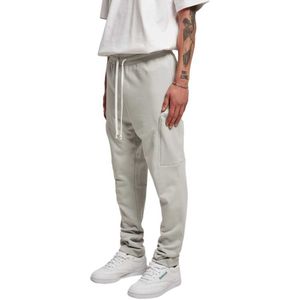 Urban Classics - Low Crotch Cargo Heren joggingbroek - 3XL - Grijs