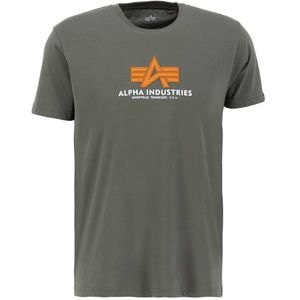 Alpha Industries Basic Rubber T-shirt Met Korte Mouwen