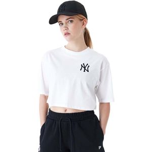 New Era Mlb Le Crop New York Yankees T-shirt Met Korte Mouwen