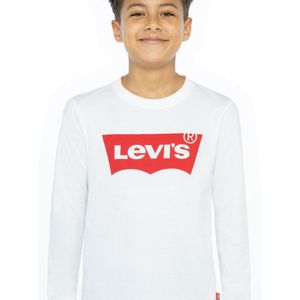 Levi's Kids Longsleeve Batwing met Logo Wit