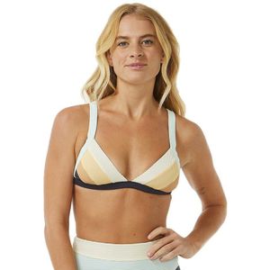 Rip Curl Block Party Spliced Fixed Tri Bikinitop