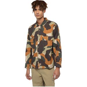 Dickies Camo Canvas Work Overhemd Met Lange Mouwen