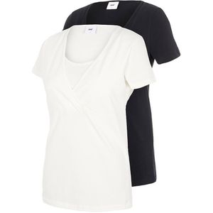 Mamalicious Lea Maternity T-shirt Met Korte Mouwen 2 Eenheden