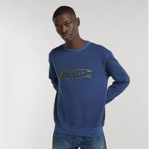 G-star Destroyed G Logo Washed Sweatshirt