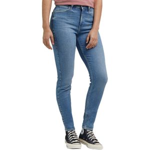 Lee Scarlett High Skinny Fit Spijkerbroek Gerenoveerd