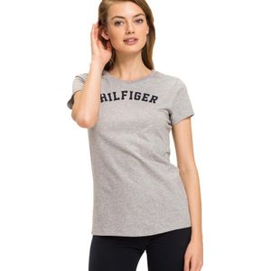 Tommy Hilfiger Logo Print T-shirt Met Korte Mouwen