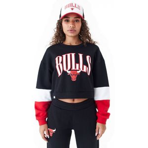 New Era Nba Colour Block Chicago Bulls Sweatshirt