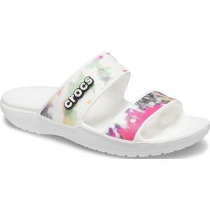 Crocs Classic Tie-dye Graphic Slippers