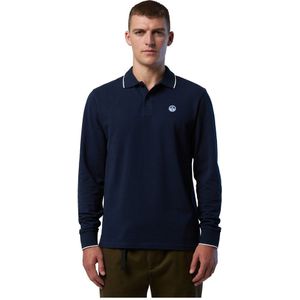 North Sails Basic Lange Mouw Poloshirt