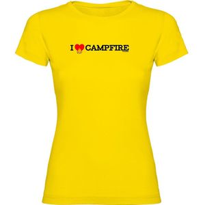 Kruskis I Love Campfire T-shirt Met Korte Mouwen