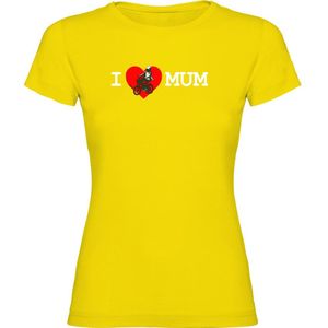 Kruskis I Love Mum T-shirt Met Korte Mouwen