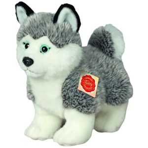 Hermann Teddy Staande Husky Knuffel 23 Cm