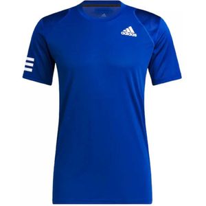 Adidas Club 3 Stripes T-shirt Met Korte Mouwen