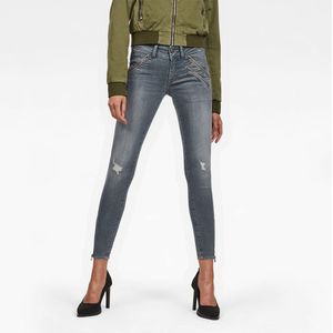 G-star Lynn Biker Mid Waist Skinny Ankle Spijkerbroek