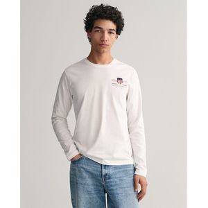 Gant Reg Medium Archive Shield T-shirt Met Lange Mouwen