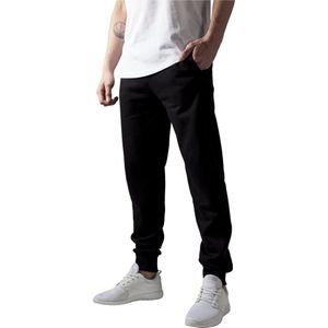 Urban Classics - Straight Fit Heren joggingbroek - S - Zwart