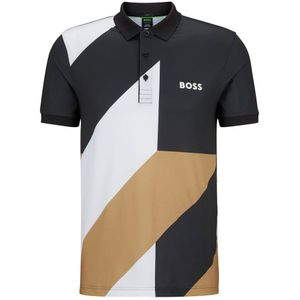 Boss Patteo Mb 11 10251838 Short Sleeve Polo Wit,Zwart L Man