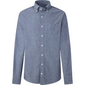 Hackett Chambray Overhemd Met Lange Mouwen