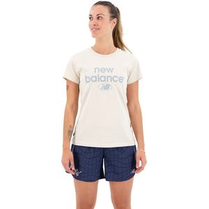 New Balance Essentials Reimagined Archive Cotton Athletic Fit T-shirt Met Korte Mouwen