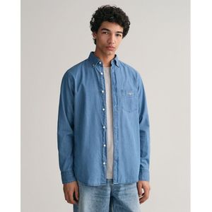 Gant Reg Indigo Bd Overhemd Met Lange Mouwen