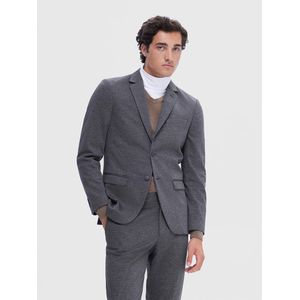 SELECTED HOMME Gemêleerd Slim Fit Colbert SLHSLIM-AITOR Donkerblauw