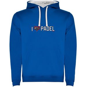 Kruskis I Love Padel Bicolor Hoodie