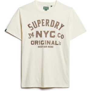 Superdry Embroidered Script Graphic T-shirt Met Korte Mouwen