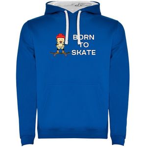 Kruskis Born To Skate Two-colour Hoodie