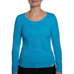 Iq-uv Uv Wave T-shirt Met Lange Mouwen En Ronde Hals